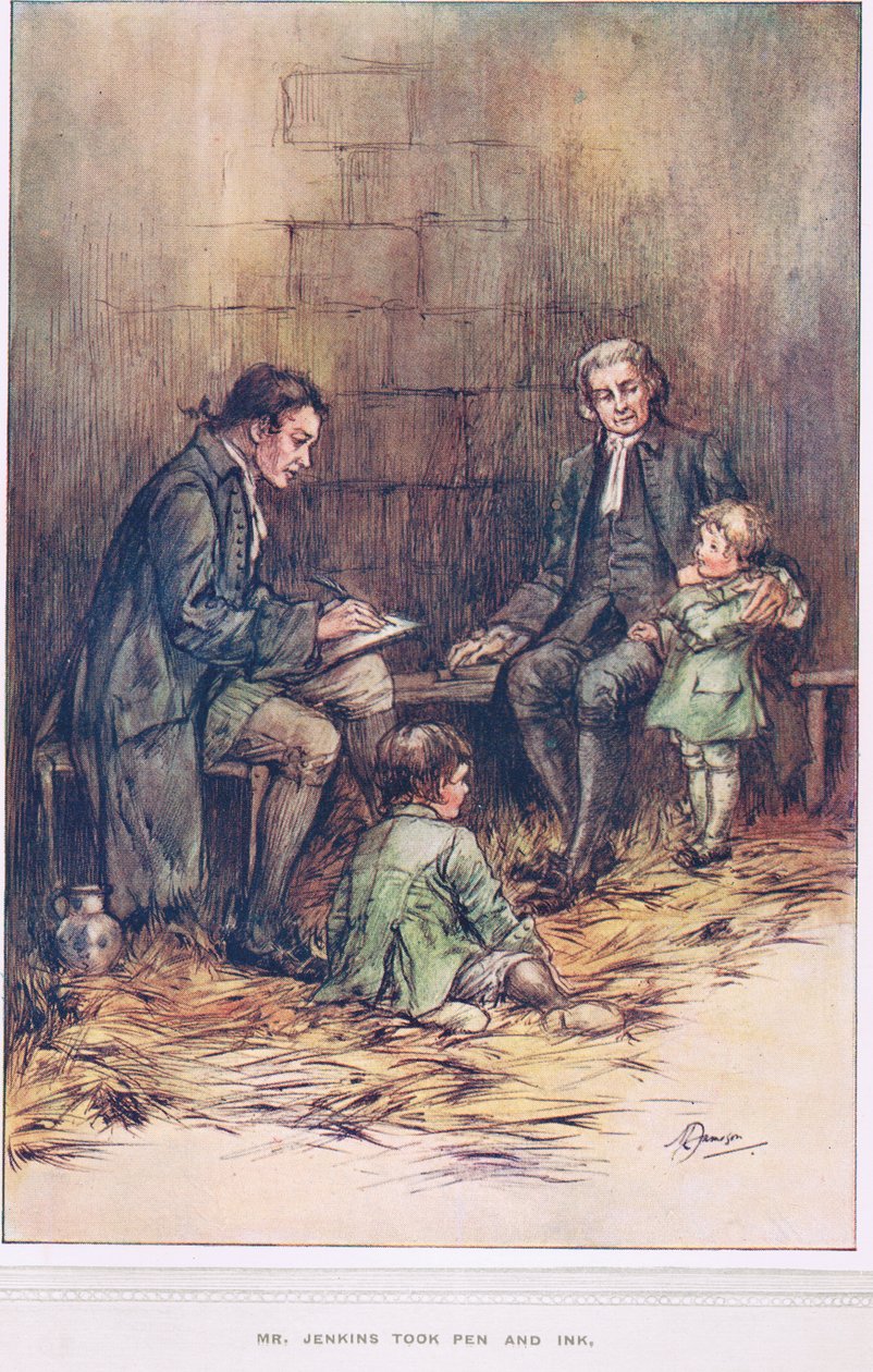 Bay Jenkins, kalem ve mürekkep aldı, Oliver Goldsmith