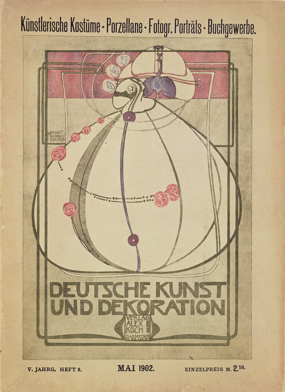 Alman sanatı ve dekorasyonu, Mayıs 1902 by Margaret MacDonald Mackintosh