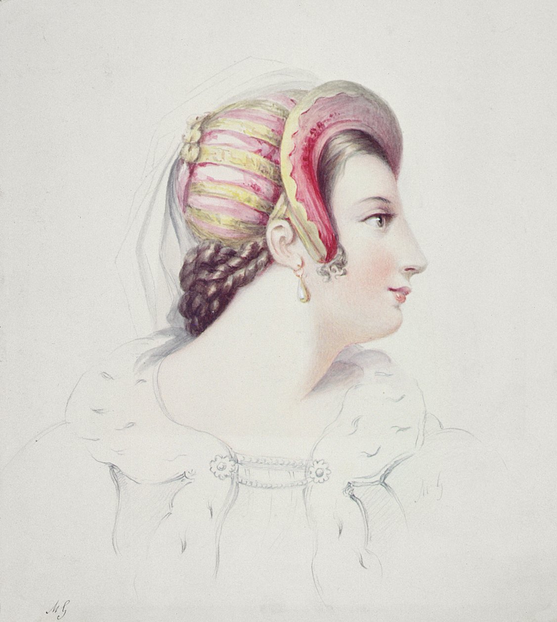 Johannah (çizim) by Margaret Sarah Carpenter