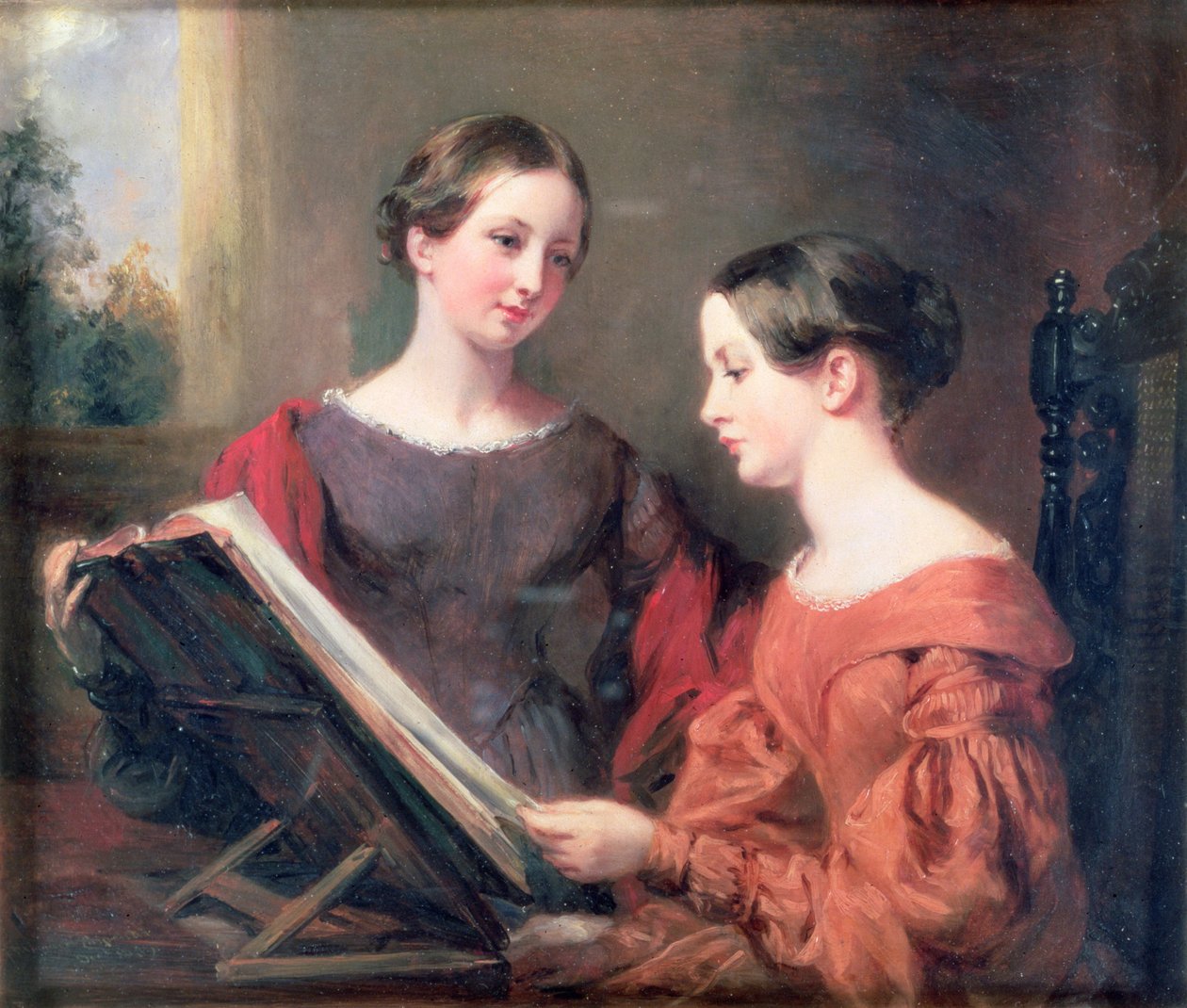 Kızkardeşler, 1839 by Margaret Sarah Carpenter