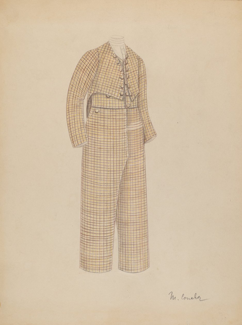 Erkek Takım Elbise, 19351942. by Margaret Concha