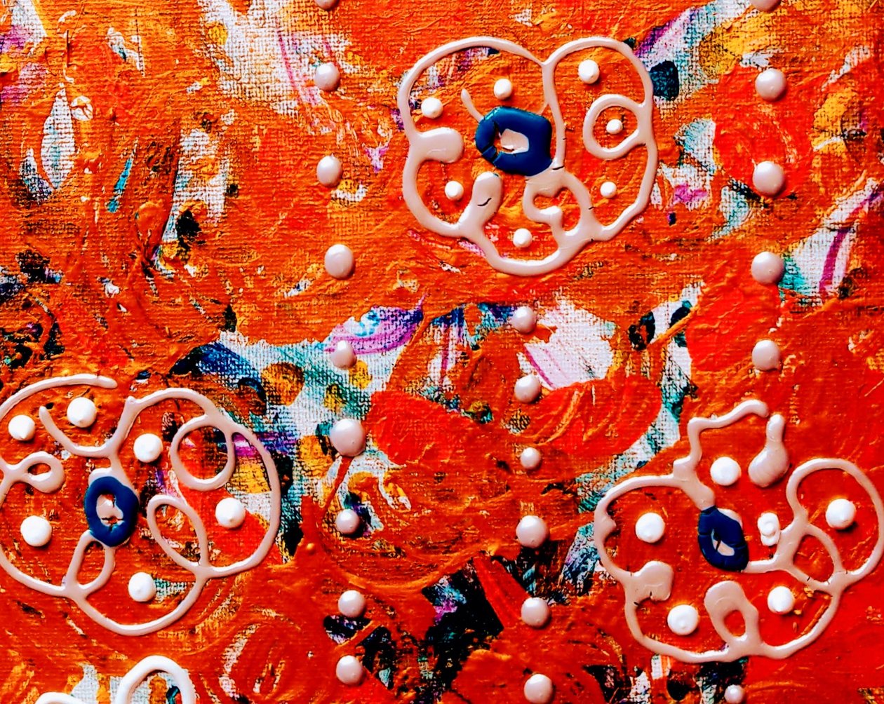 Çiçek tarlasındaki ahenk. by Margareta Uliarte