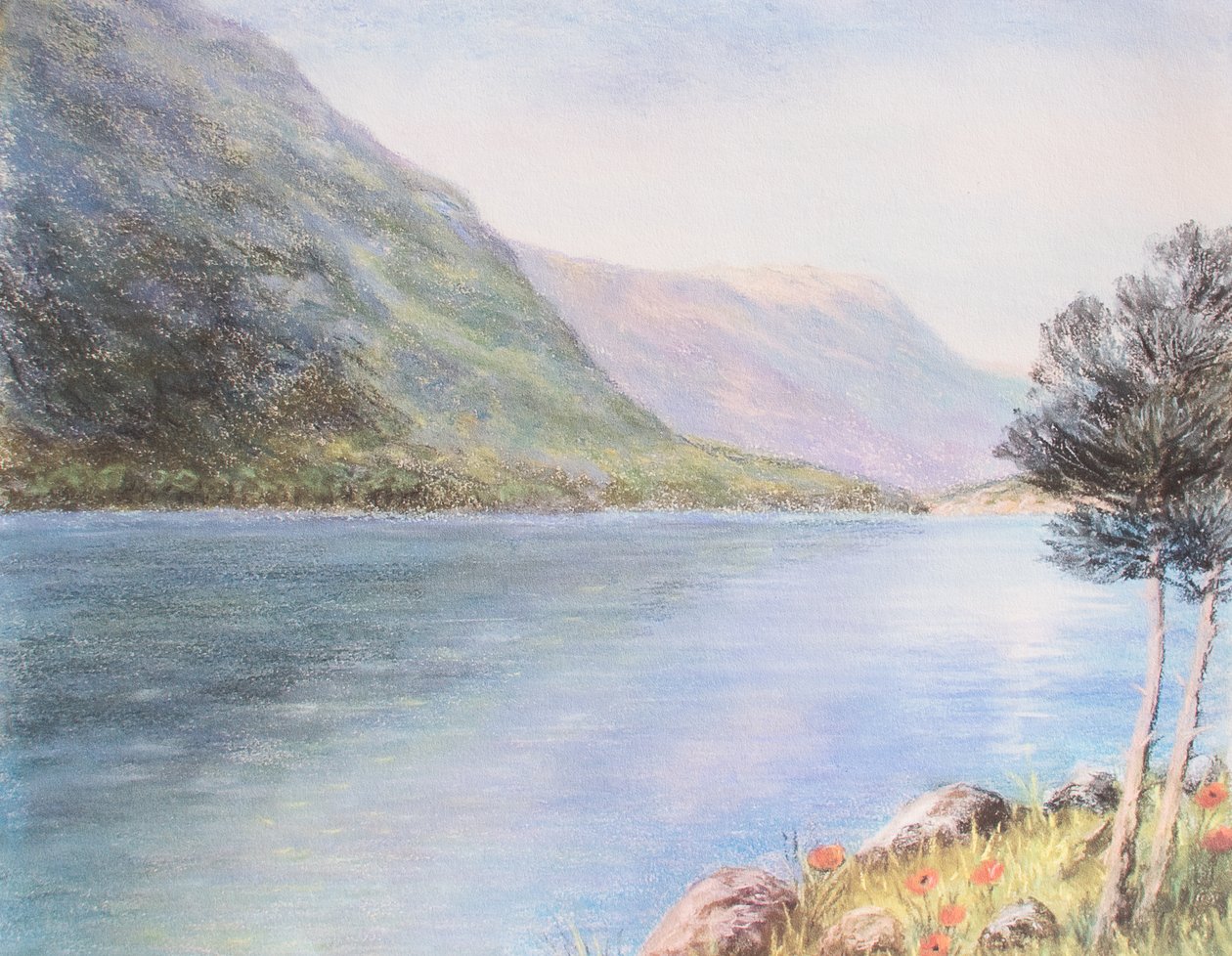 Göller Bölgesi, 2000 (pastel) by Margo Starkey