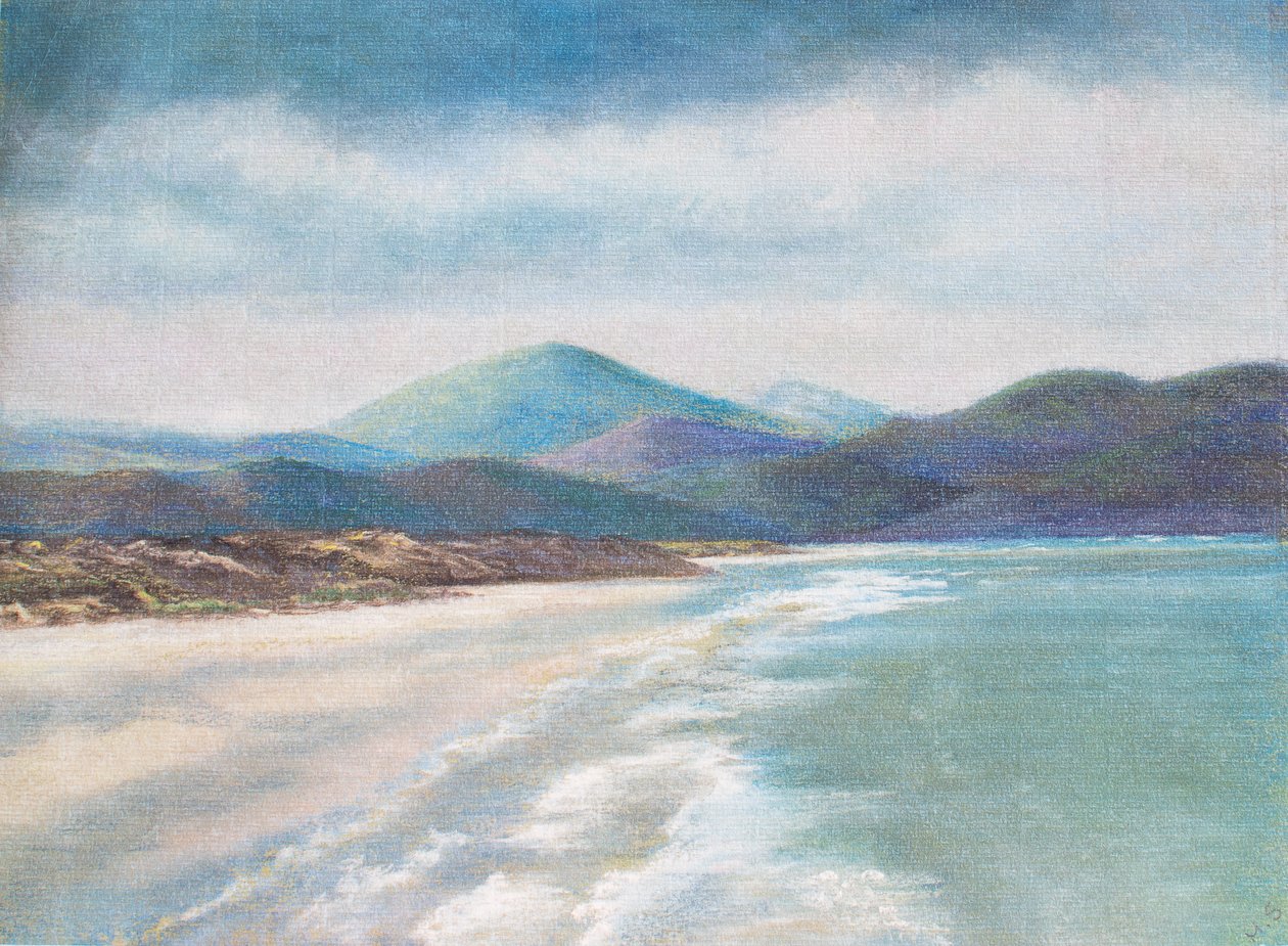 Güney İrlanda, 1998 (pastel) by Margo Starkey