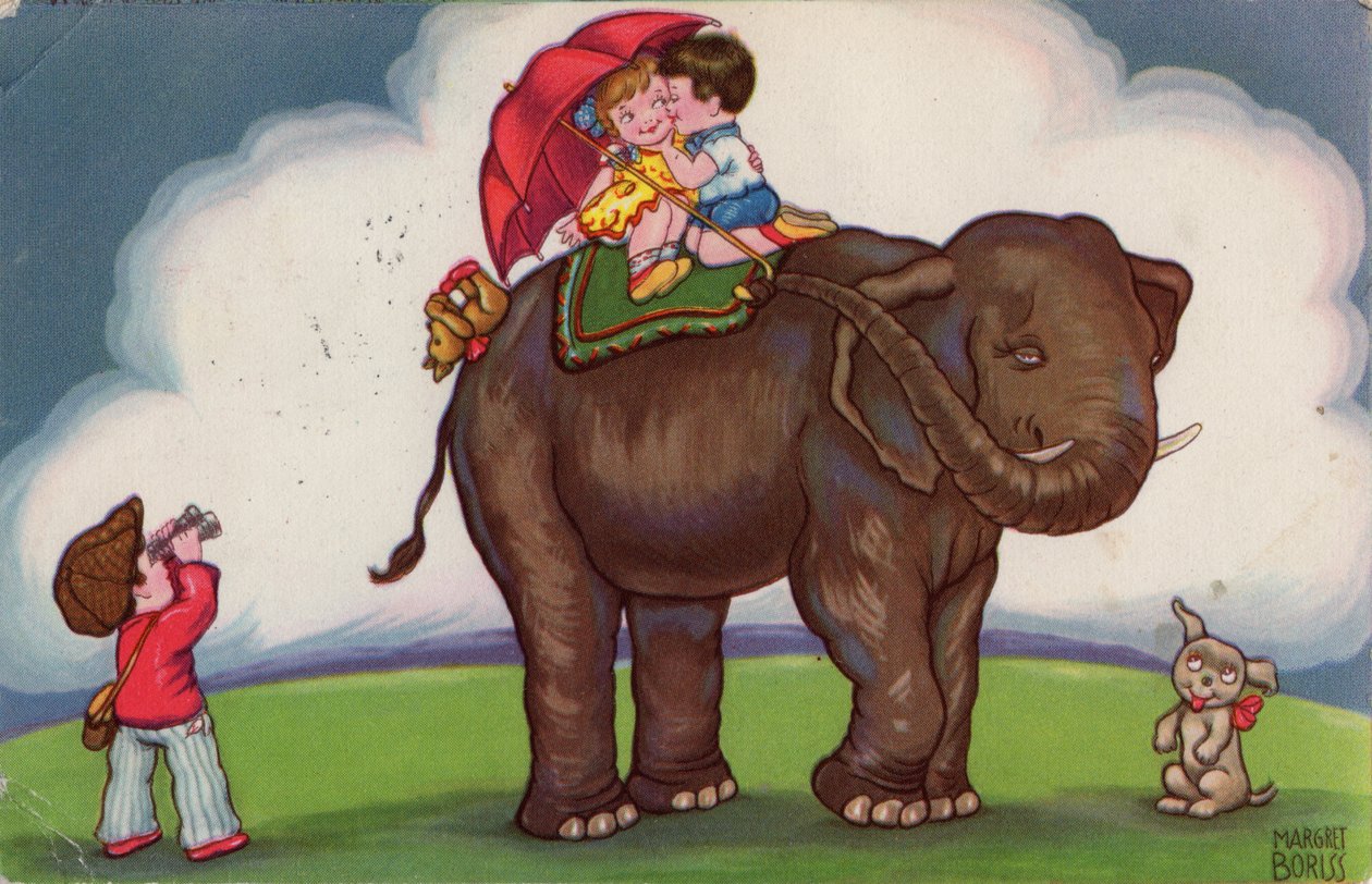Bir file binen çocuklar, 1932. by Margret Boriss