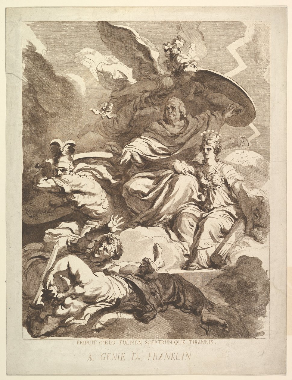 Franklin Dehasına, 1779. by Marguerite Gerard