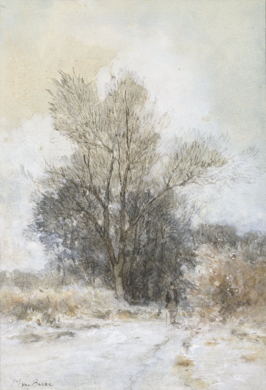 Karda yürüyen by Maria Bilders van Bosse
