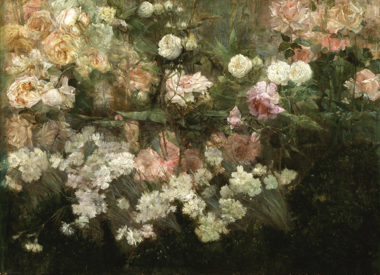 Mayıs ayında Bahçe by Maria Oakey Dewing