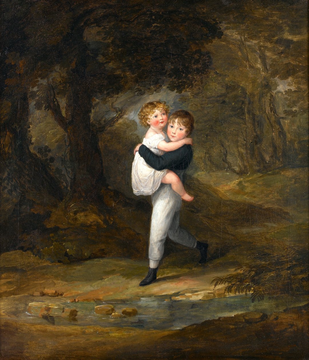 Dereyi Geçerken Ormandaki Çocuklar, 1806 dolayları by Maria Spilsbury