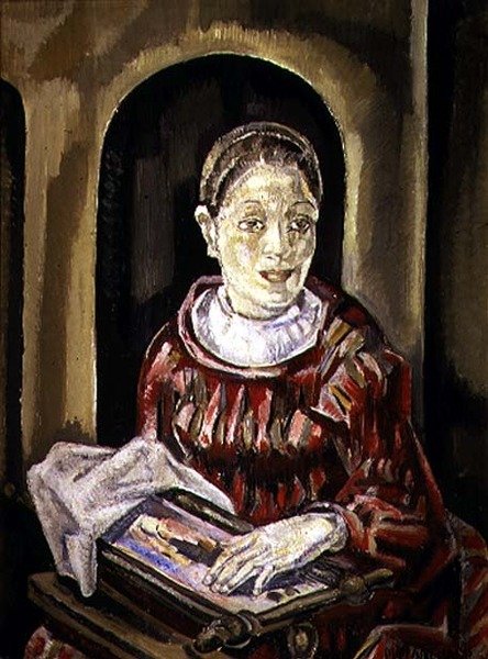 Oyacı (tuval üzerine yağlı boya) by Maria Blanchard