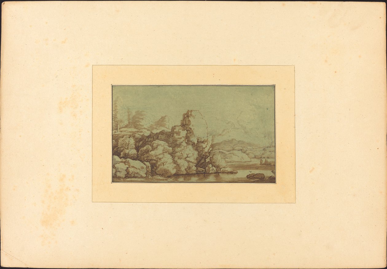 Manzara by Maria Catharina Prestel after Allart van Everdingen