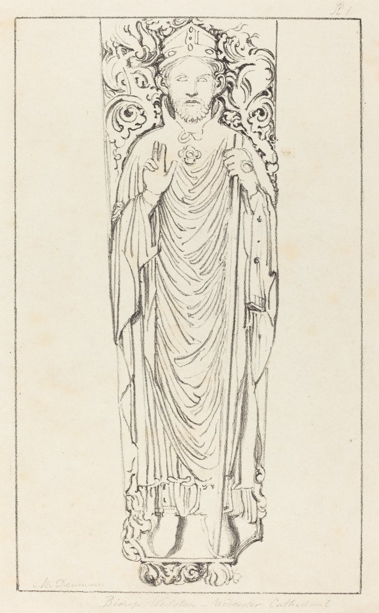 Piskopos Wulstan, Worcester Katedrali