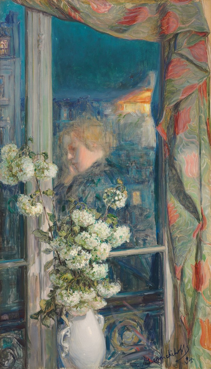 Samimi Bir Dünyanın Yansıması, 1894 by Maria Iakunchikova