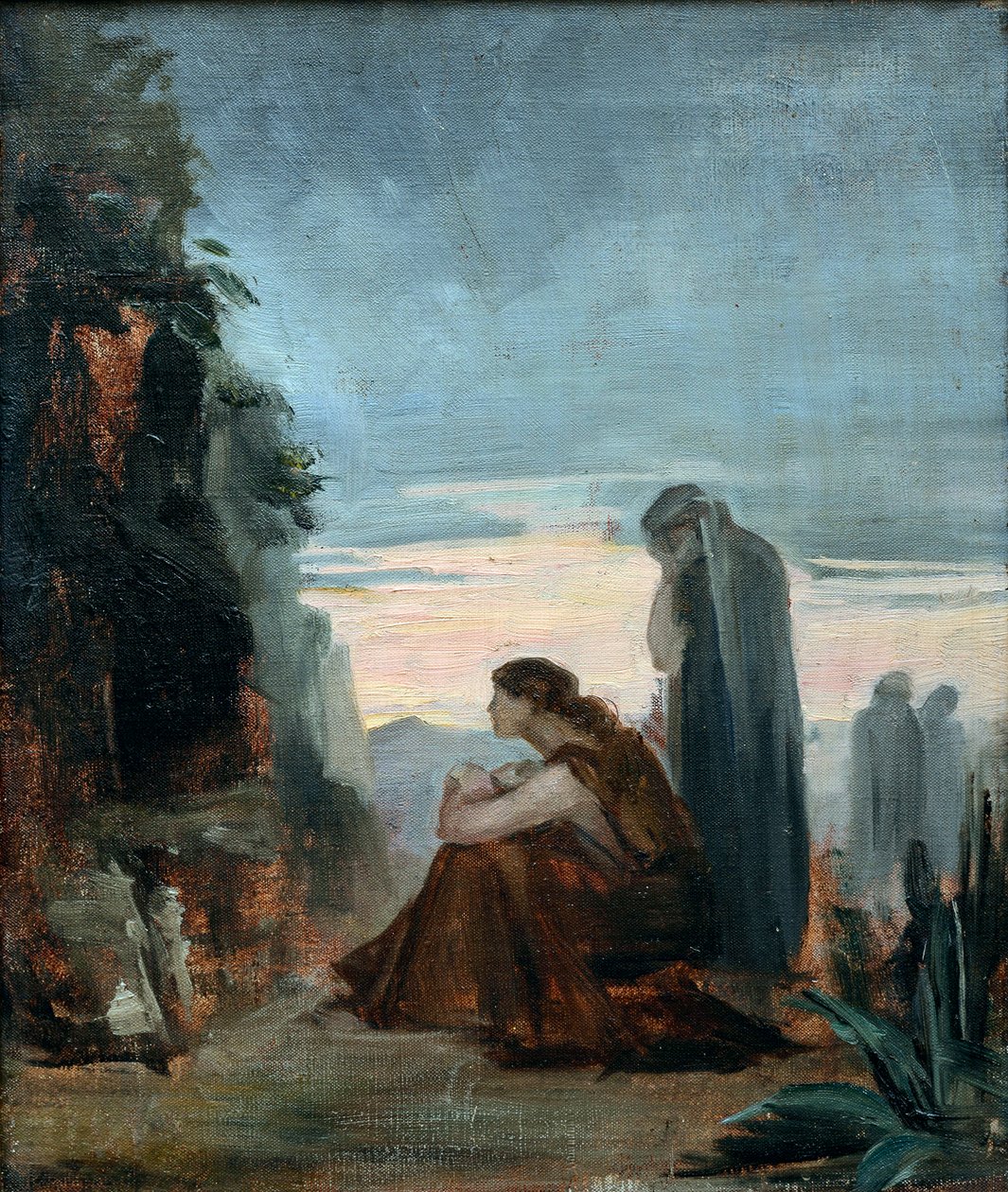 Les Myrrhophores - Myrrhbearers, Marie Bashkirtseff tarafından - Bashkirtseva, Maria Konstantinovna (1860-1884) by Maria Konstantinova Bashkirtseva