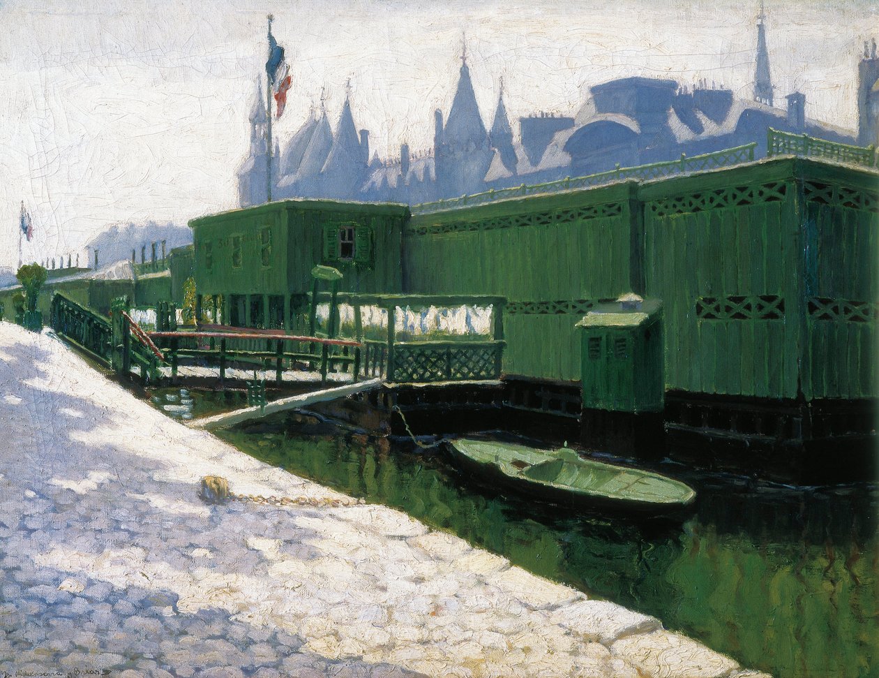 Paris'te yeşil banyolar by Maria Pidelaserra Brias