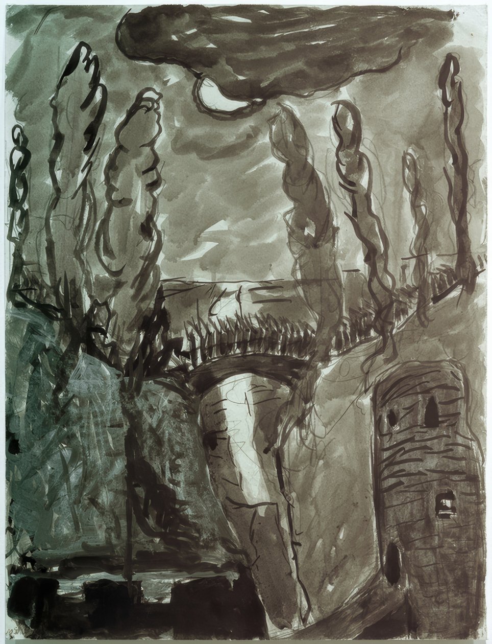 Ay manzarası by Marianne von Werefkin
