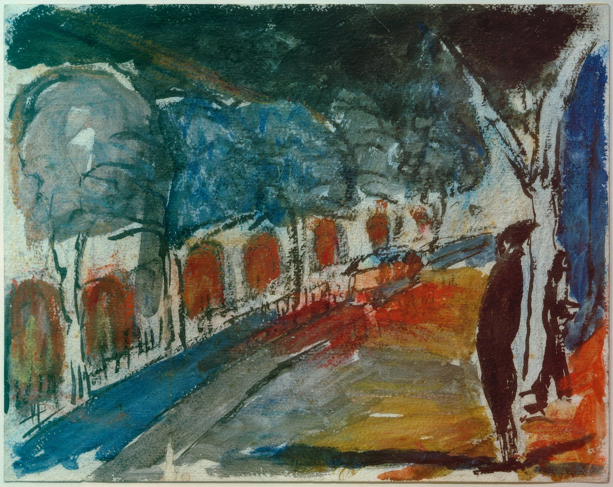 Piazza by Marianne von Werefkin