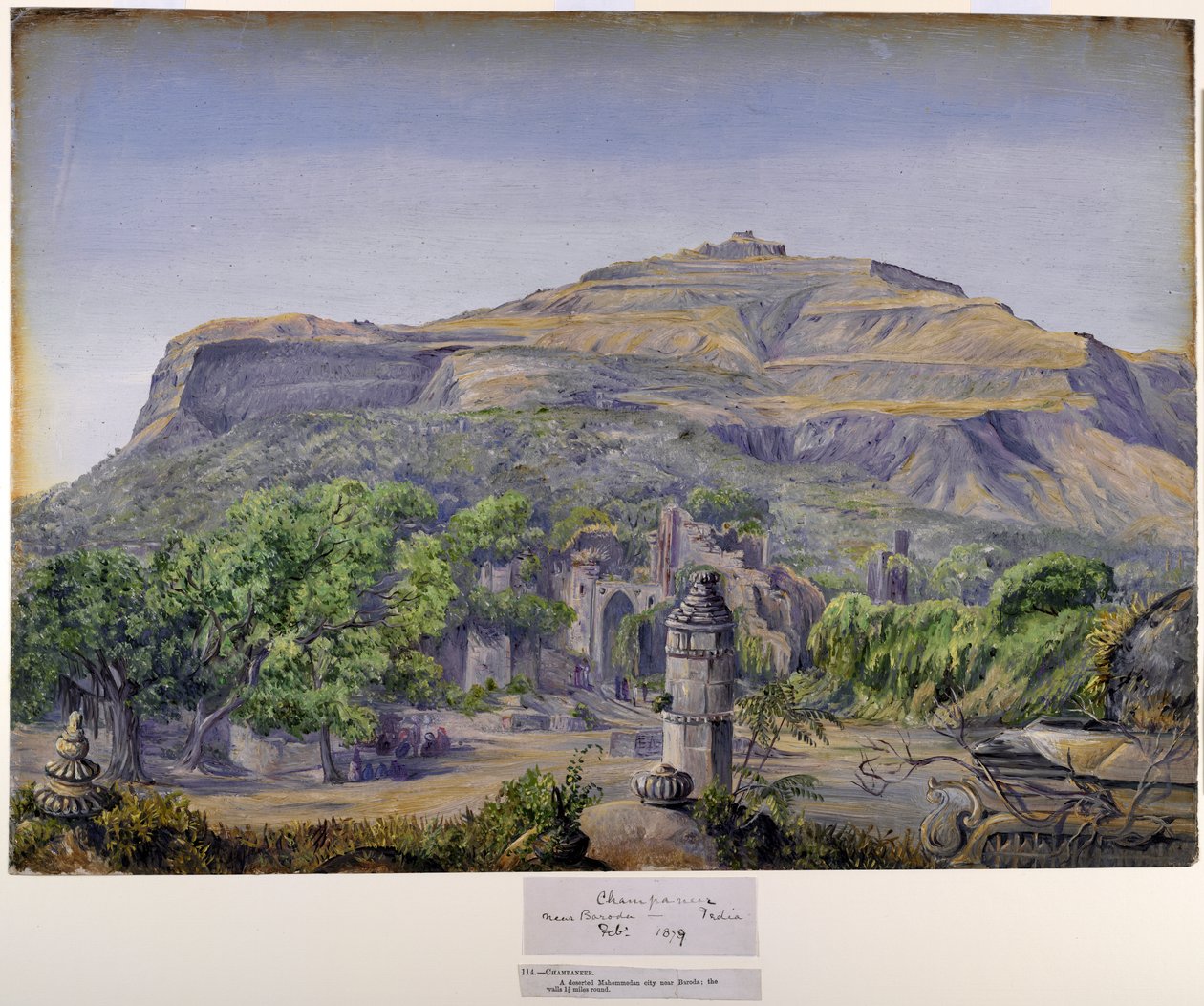 Champaneer, Baroda, Hindistan yakınlarında by Marianne North