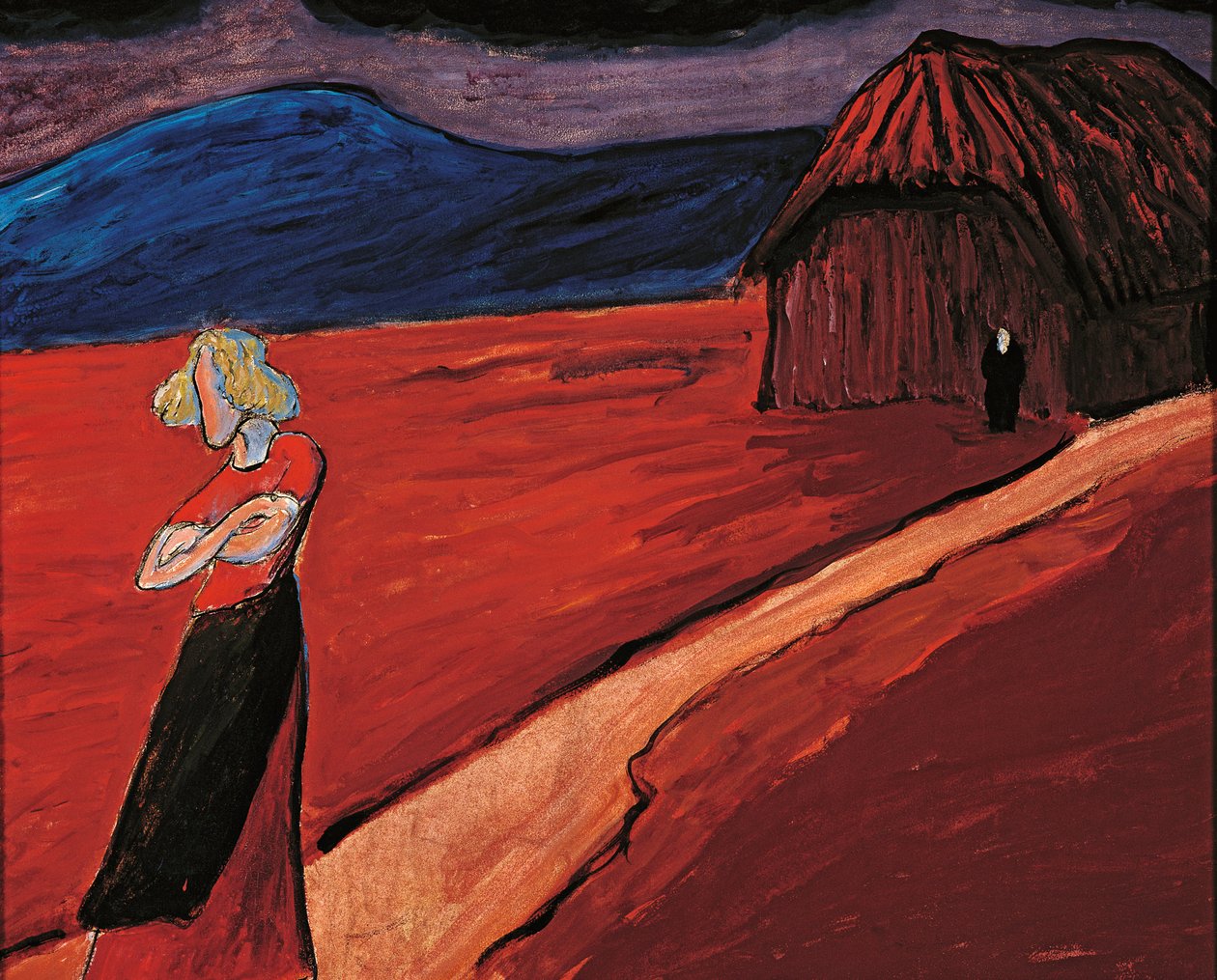 Trajik ruh hali, 1910. by Marianne von Werefkin