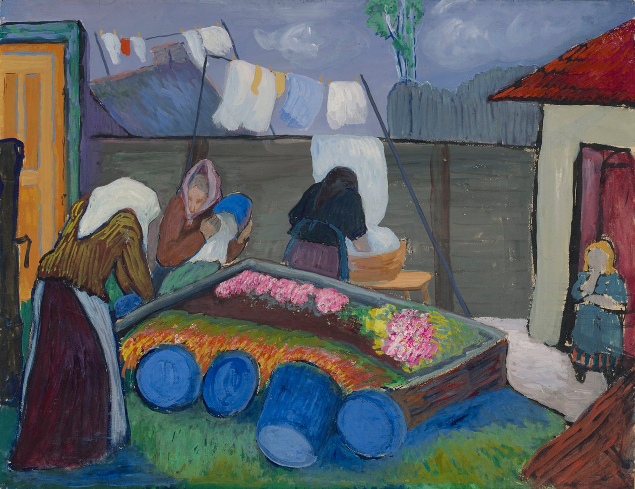 Çamaşırcı Kadınlar, 1904. by Marianne von Werefkin