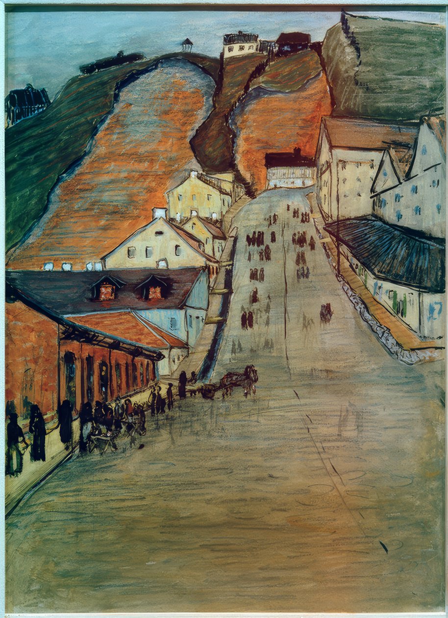 yeşil dağ by Marianne von Werefkin