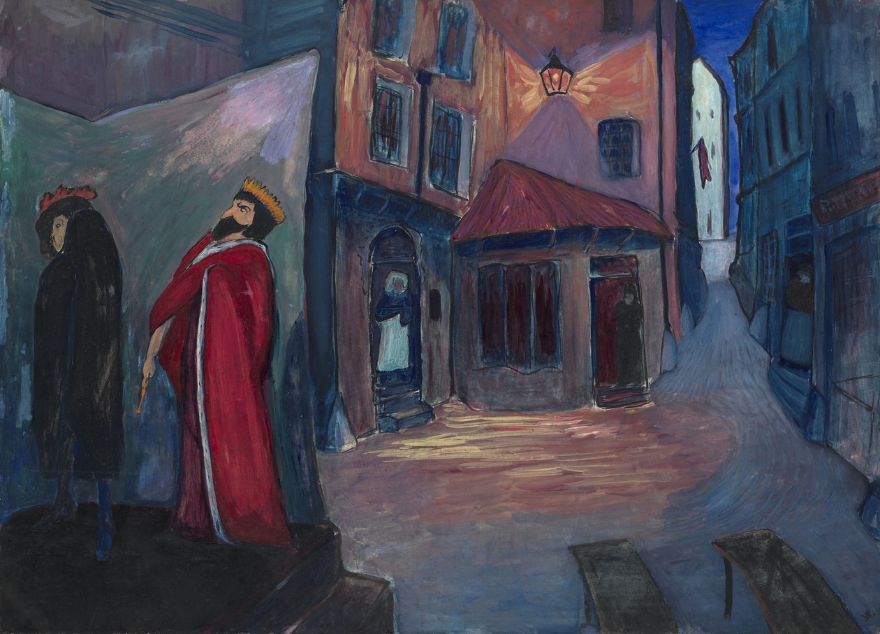 Geceye... Geceye... by Marianne von Werefkin