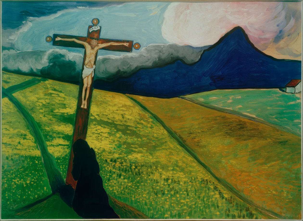 Peyzajda çapraz by Marianne von Werefkin