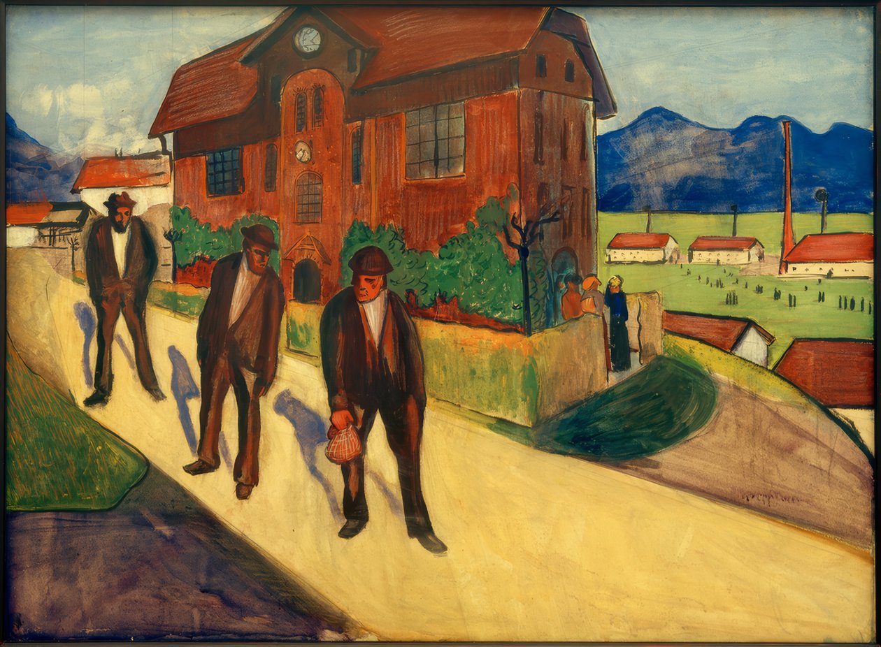 M.v. Werefkin, işten / resimden sonra, 1909 by Marianne von Werefkin