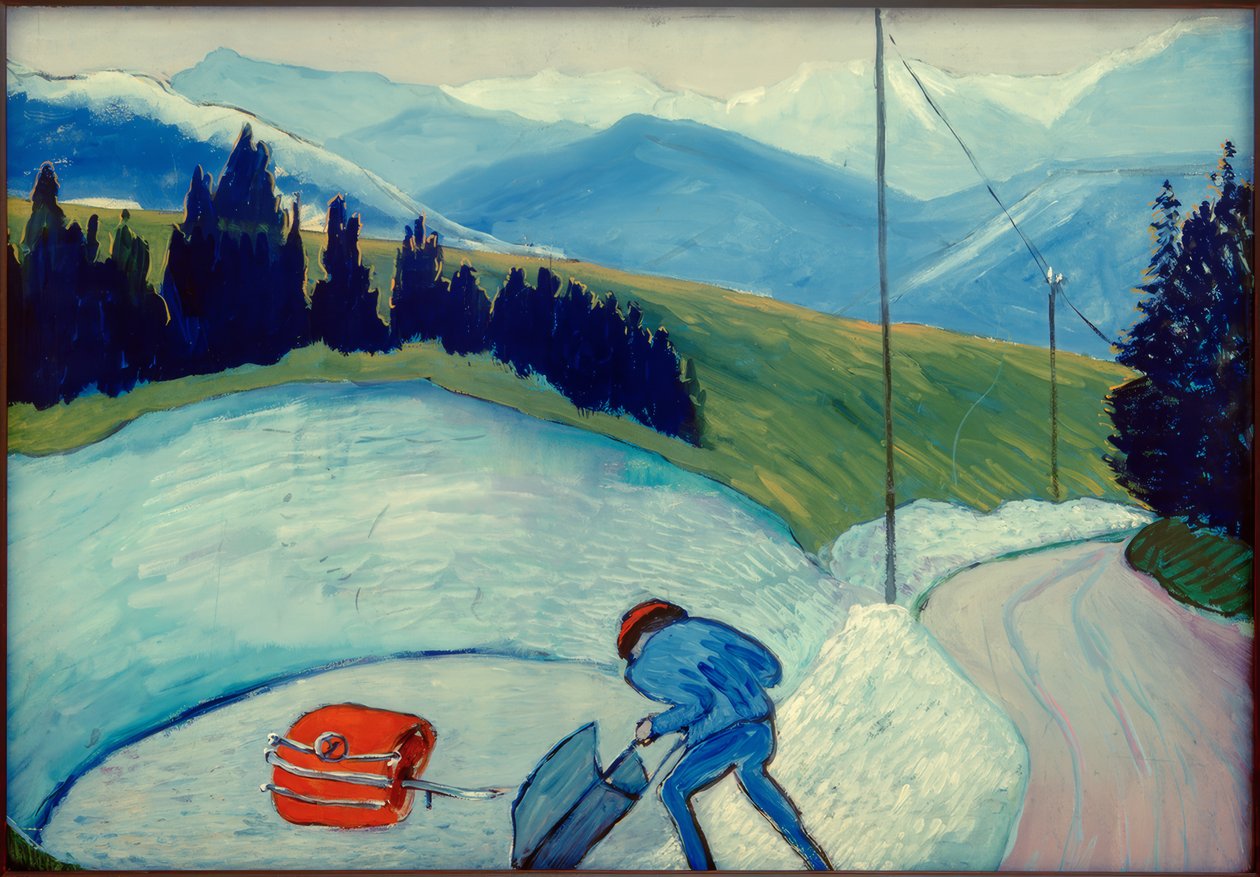 M.v. Werefkin, taş çukuru / resim, 1907 by Marianne von Werefkin