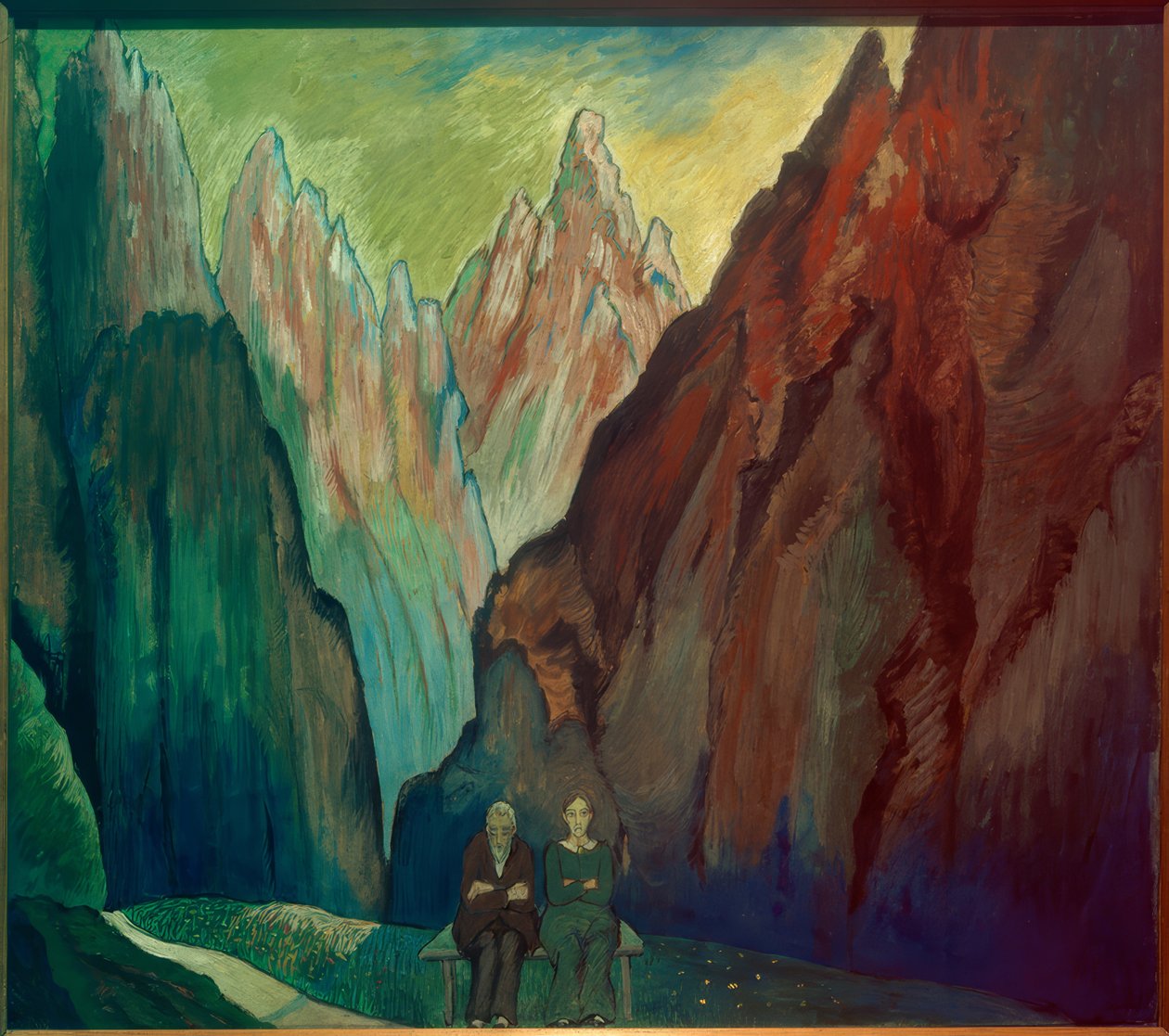 hayata geri dönüşünle by Marianne von Werefkin