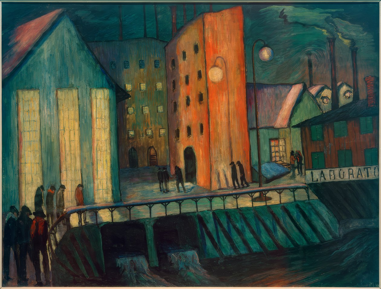 Gece vardiyası by Marianne von Werefkin