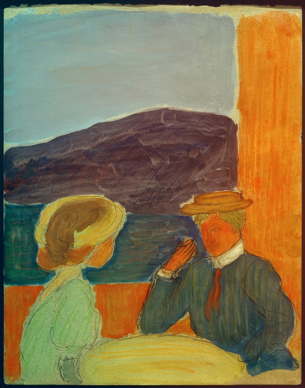 Çift konuşma by Marianne von Werefkin