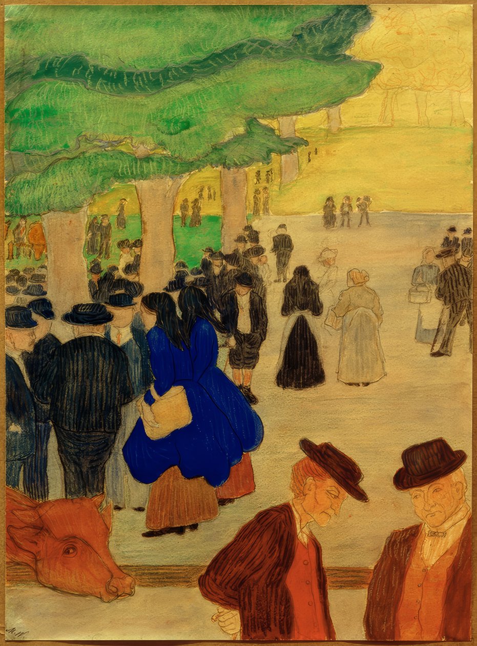 Viehmarkt by Marianne von Werefkin