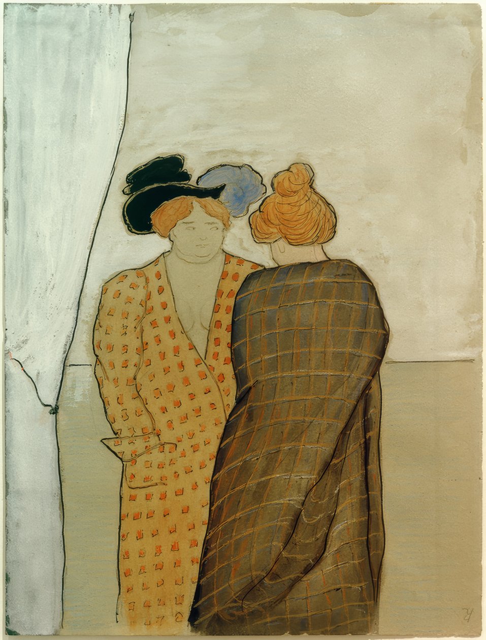 İki kadın by Marianne von Werefkin