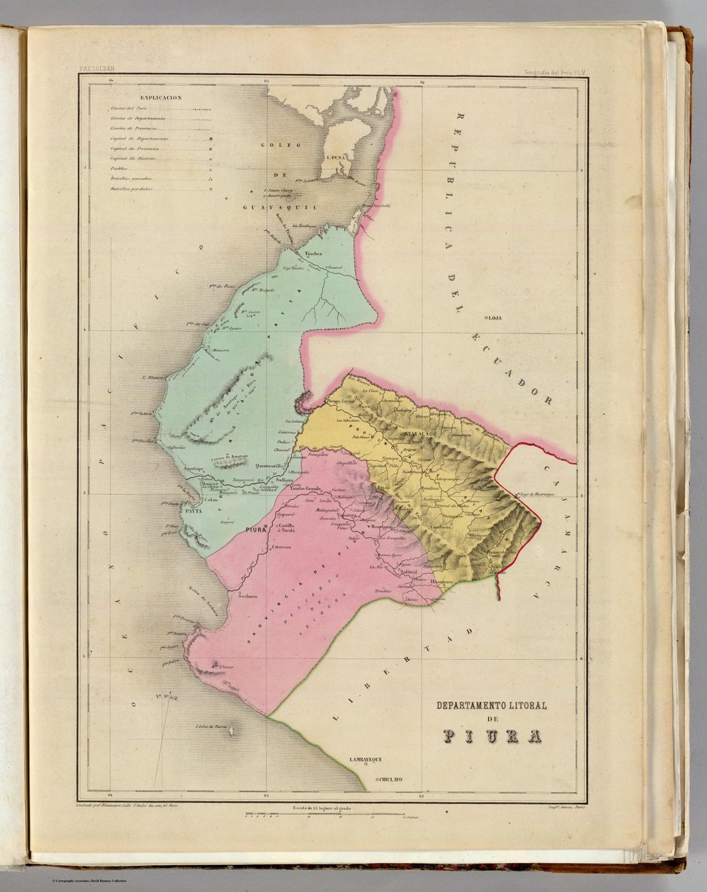 PIURA Haritası by Mariano Felipe Paz Soldan