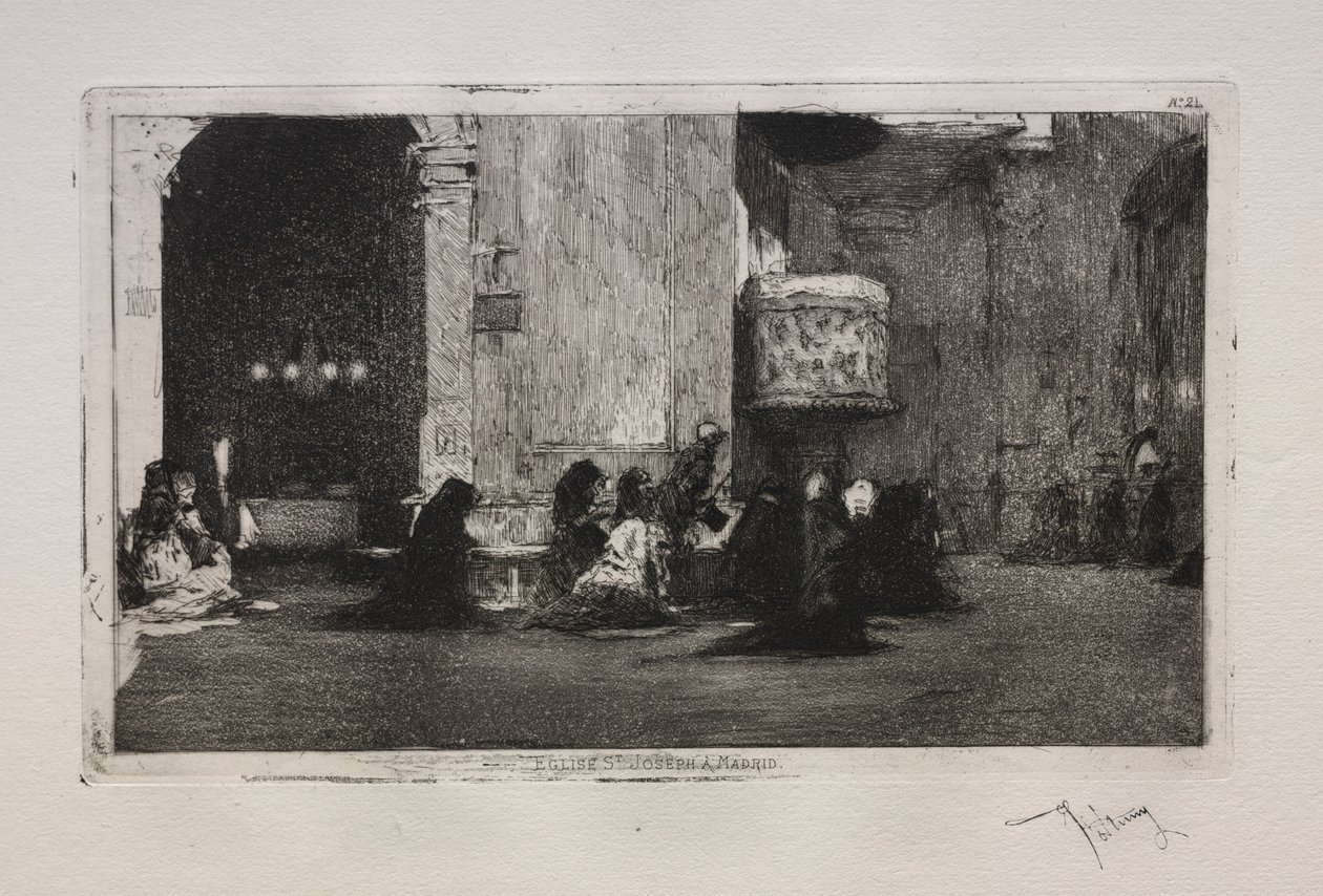 Aziz Joseph Kilisesi, Madrid by Mariano Fortuny y Marsal