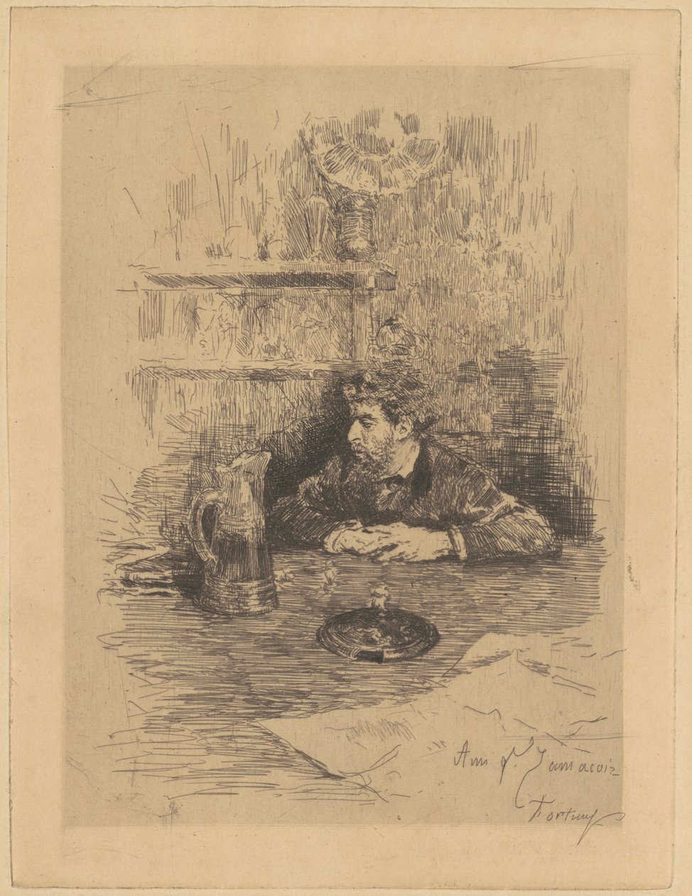 Ami Ed. Zamacois (Eduardo Zamacois ve Zabala) by Marià Fortuny