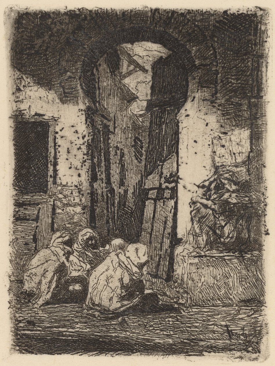 Tánger (Oturan Araplar) by Marià Fortuny