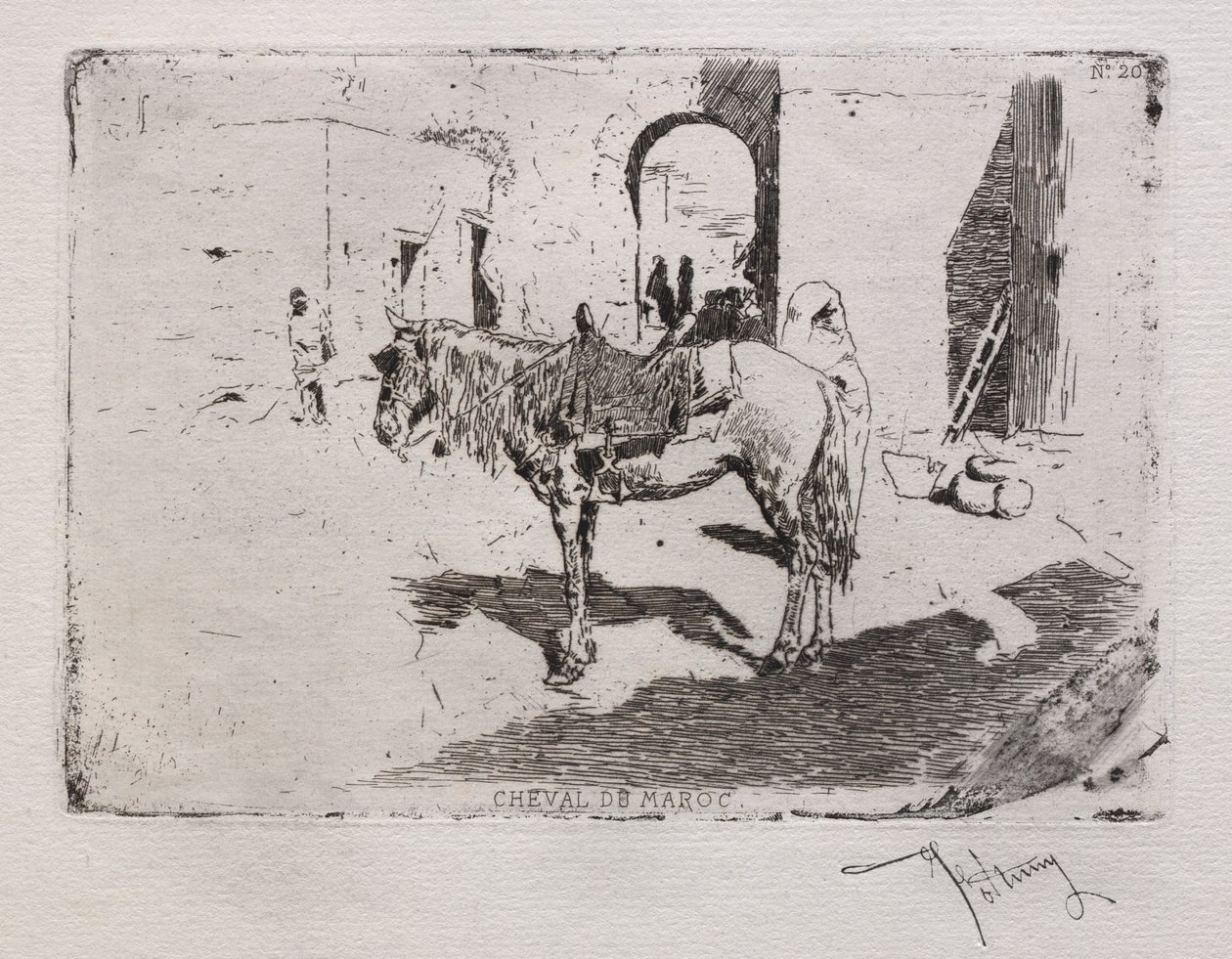 Fas atı. by Mariano Fortuny y Carbó