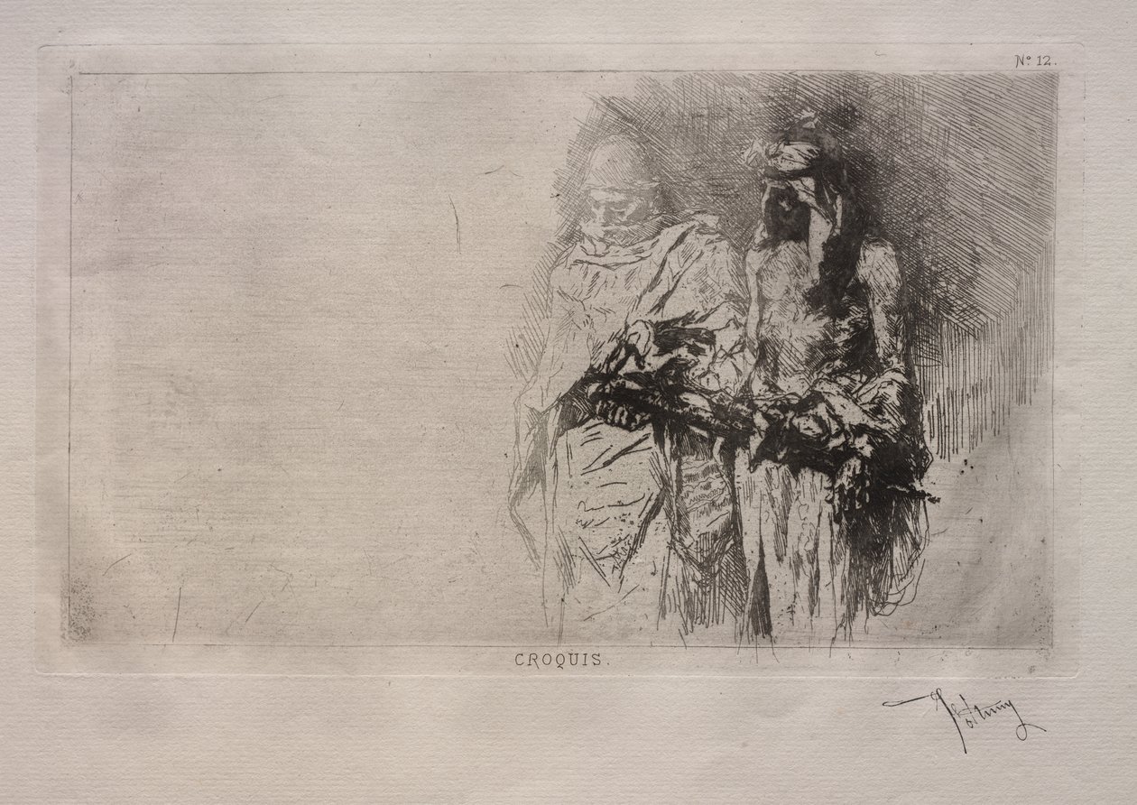 Eskiz. by Mariano José María Bernardo Fortuny y Carbó