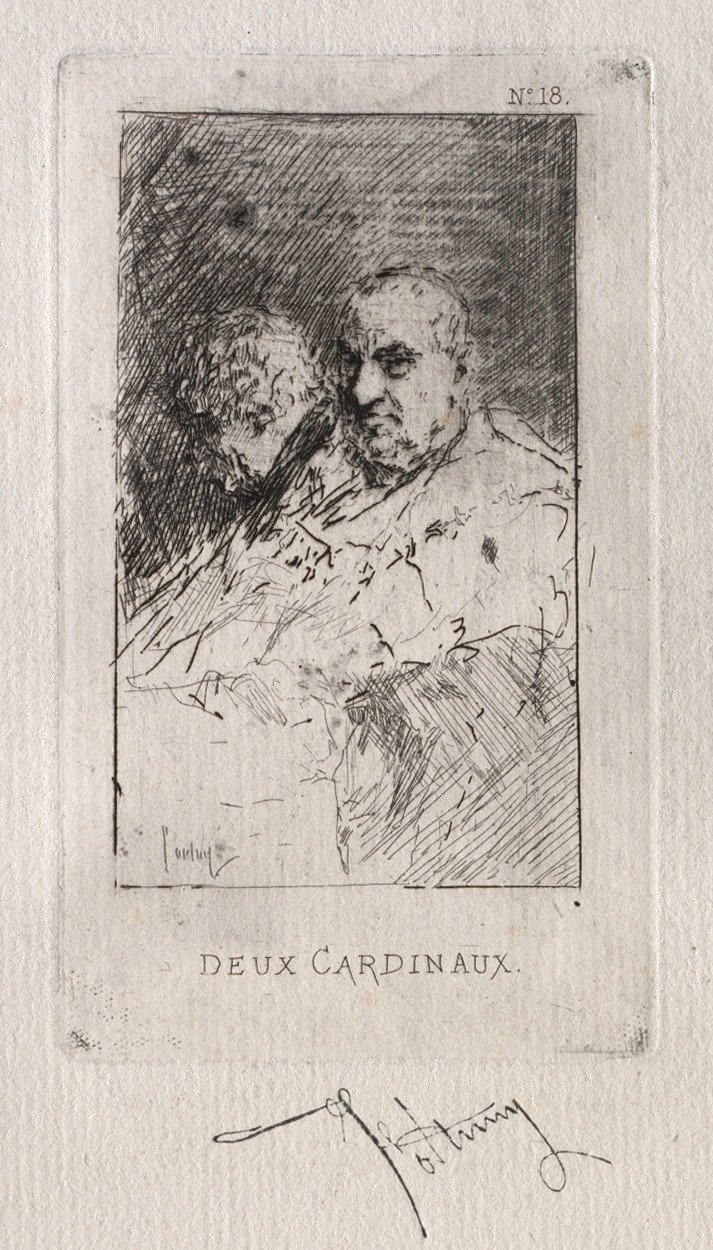 Kardinal Deaux. by Mariano José María Bernardo Fortuny y Carbó