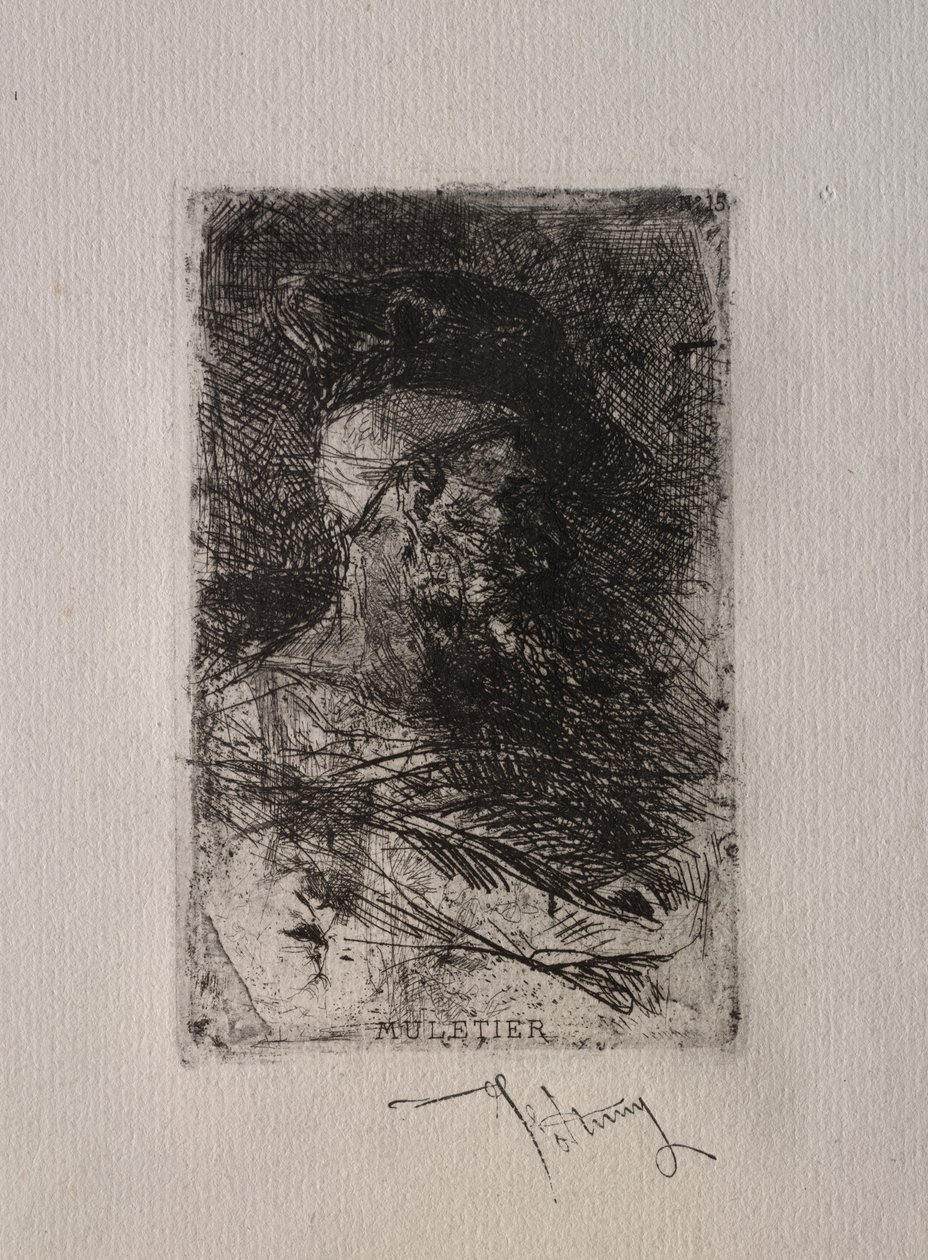 katır. by Mariano José María Bernardo Fortuny y Carbó