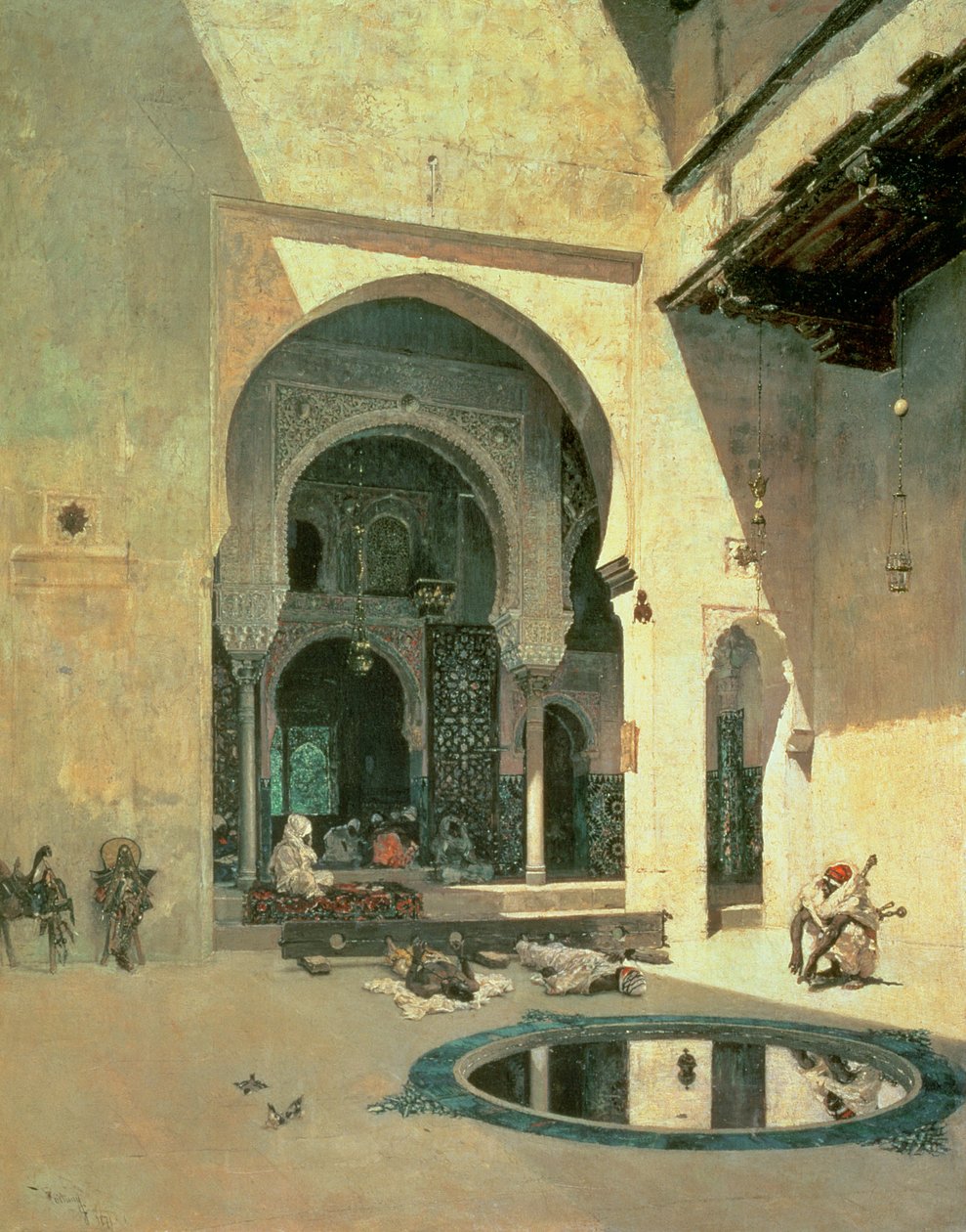 Elhamra Mahkemesi by Mariano José María Bernardo (1838 74) Fortuny y Carbó