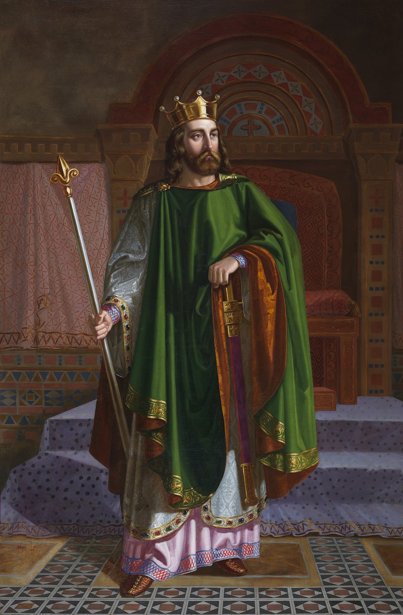 Leon Kralı I. Garcia, 1852 by Mariano de la Roca y Delgado