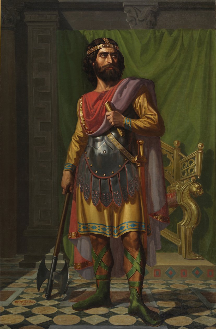 Sisebut, Vizigot Kralı, 1854 by Mariano de la Roca y Delgado