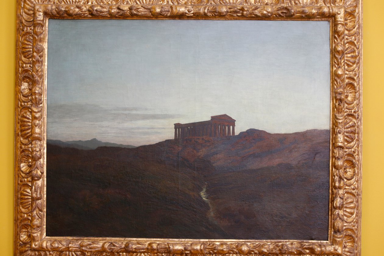 Antik Dünya - Tapınak by Marie Auguste Emile Rene Menard