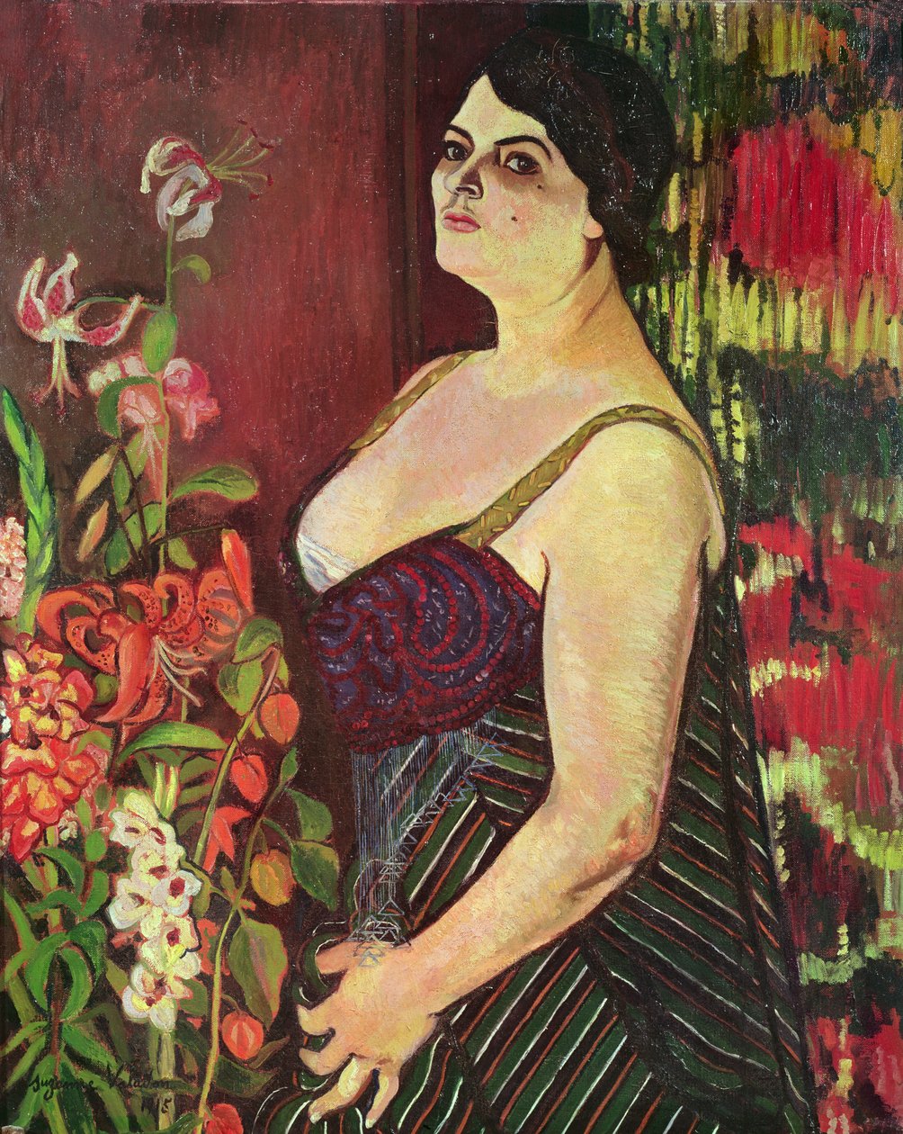 Portrait of Madame Coquiot, 1918  by Marie Clementine (Suzanne) Valadon