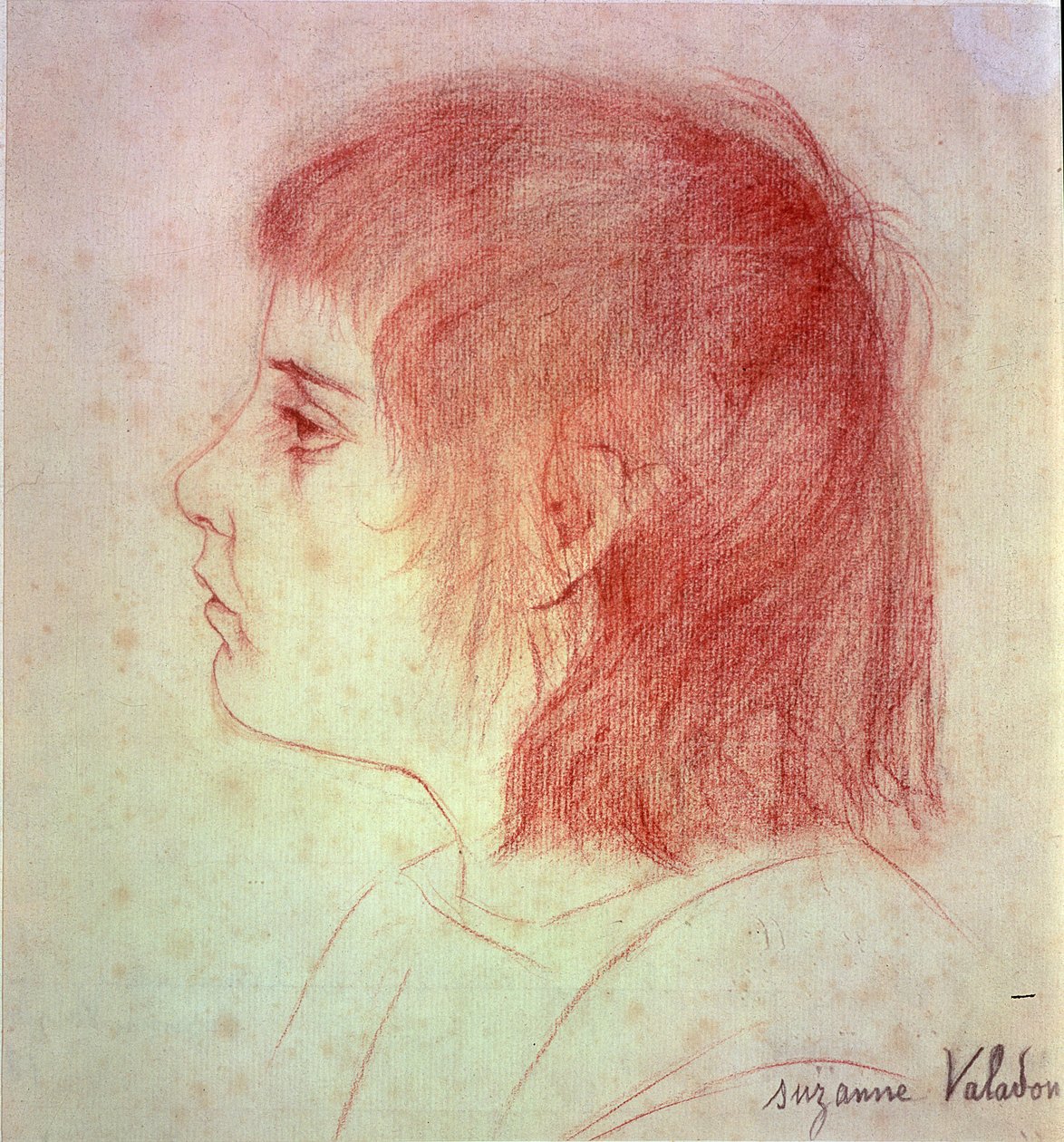 Mutesa konungur í Buganda, af mynd by Marie Clementine (Suzanne) Valadon