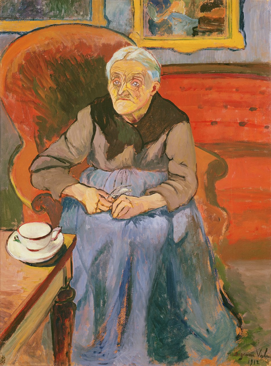 Sanatçının Annesinin Portresi, 1912 by Marie Clementine (Suzanne) Valadon