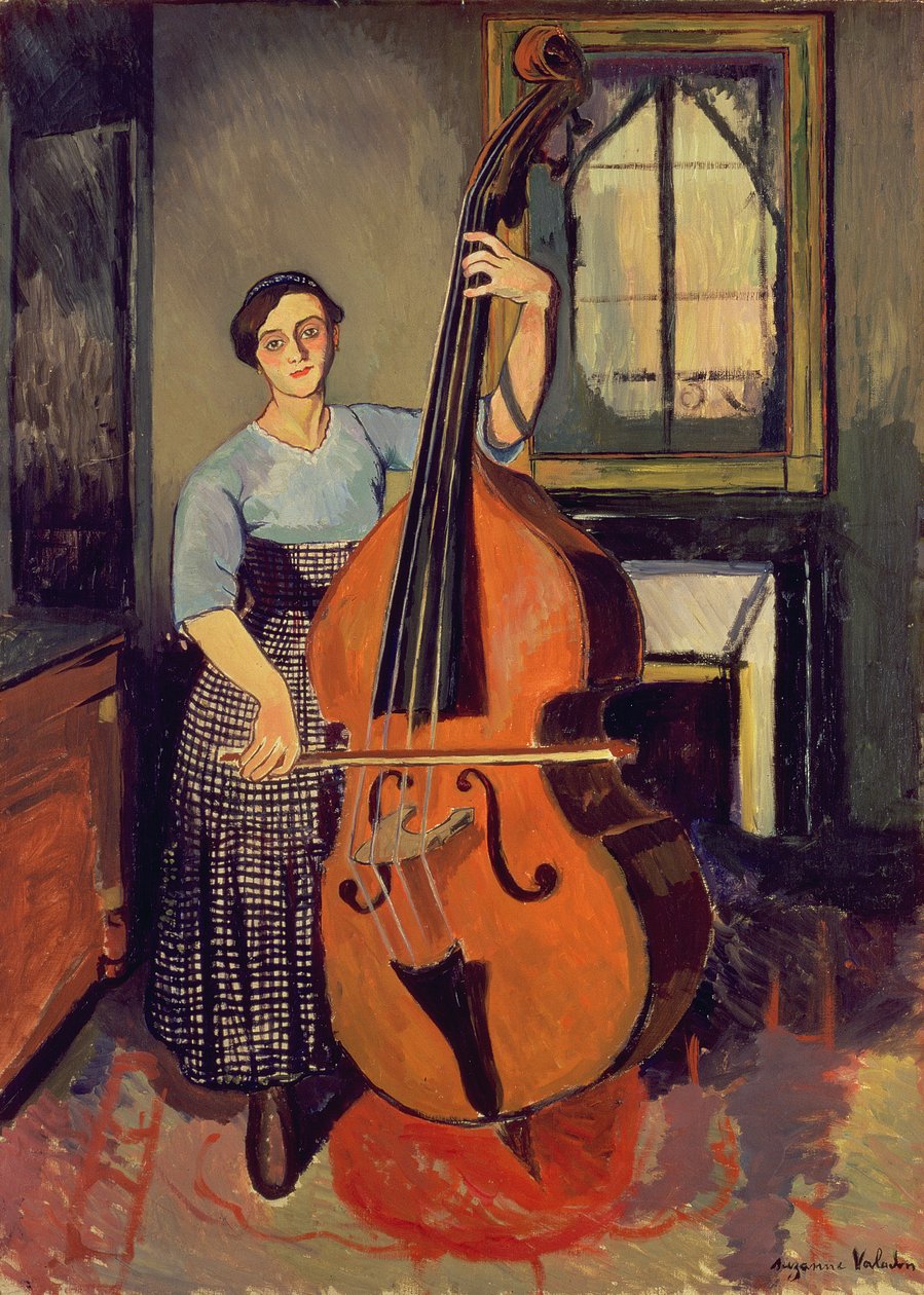 Kontrbaslı Kadın, 1908 by Marie Clementine (Suzanne) Valadon